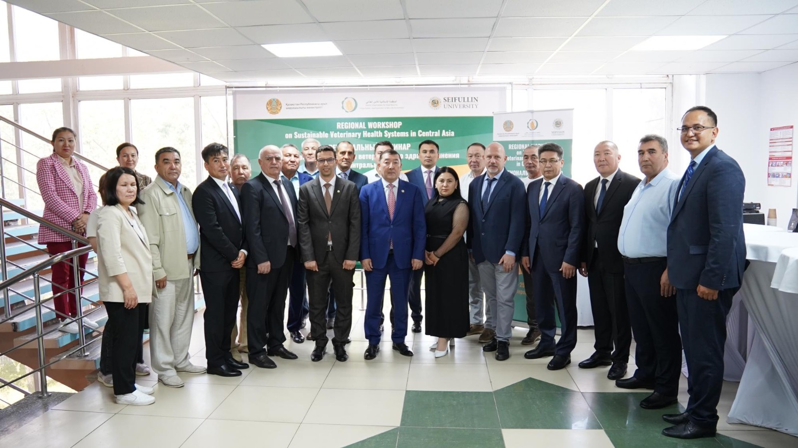 Сәкен Сейфуллин атындағы Қазақ агротехникалық зерттеу университетінде ветеринариялық денсаулық сақтаудың тұрақты жүйелері жөніндегі өңірлік семинар-форум өтуде